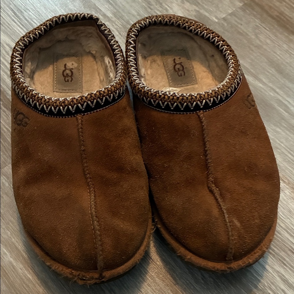 UGG Chestnut Tasman Suede Slip-Ons